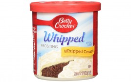 Betty Crocker Whipped Frosting, Whipped Cream  Container  340 grams